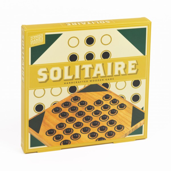 Traditional Wooden Retro Solitaire