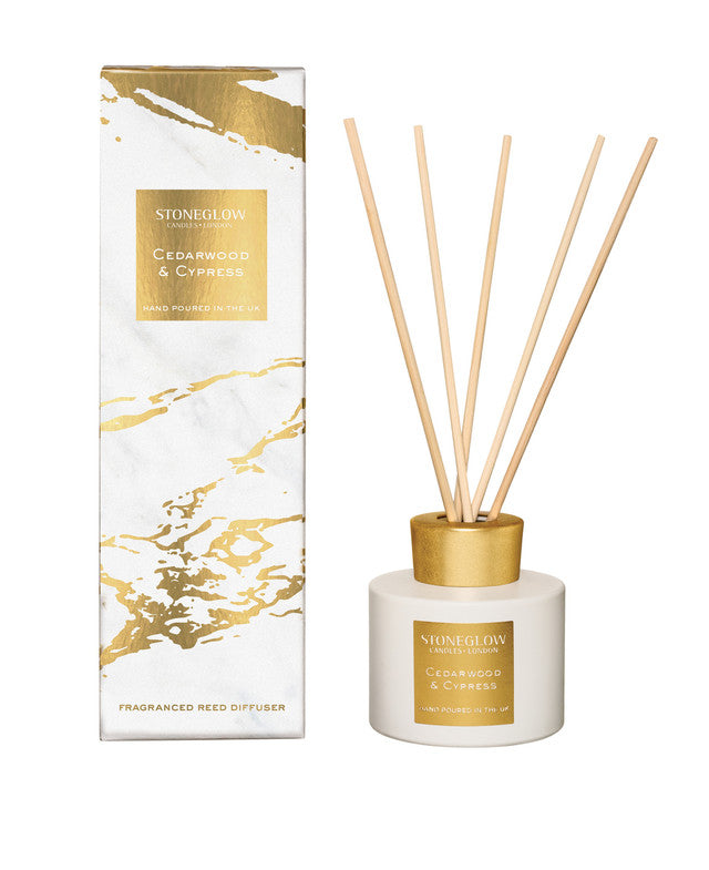 Stoneglow Luna - Cedarwood & Cypress - Reed Diffuser