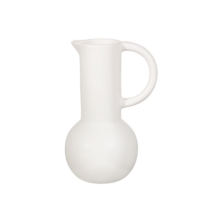 Sass & Belle Large Ampora Jug Vase White