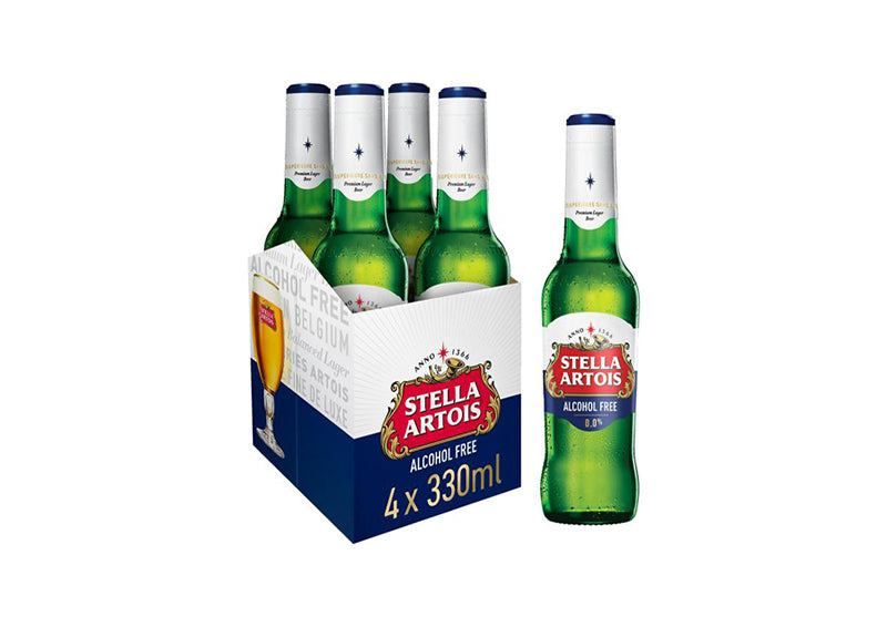 Stella Artois Alcohol Free 4Pk 4X330ML