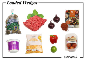 Loaded Wedges Meal Kit serves 4 BEL22