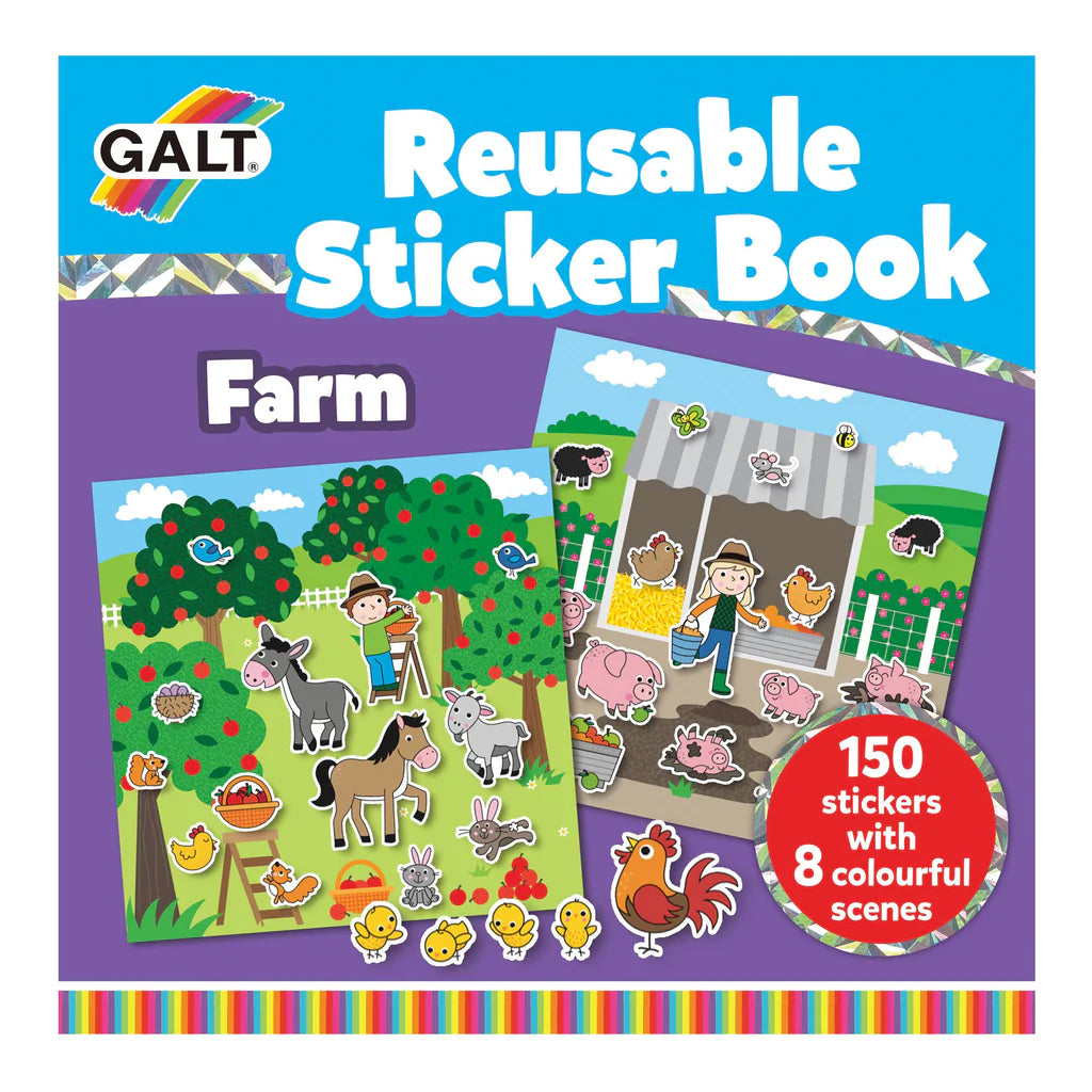 Kids Reusable Sticker Book