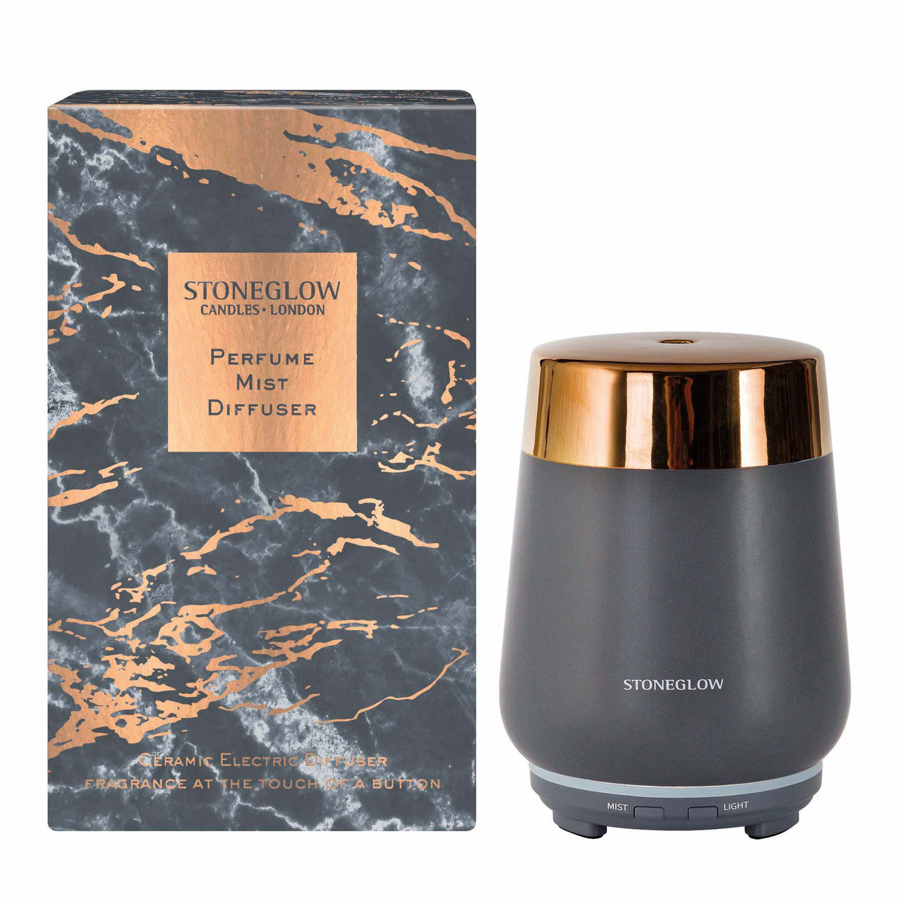 Stoneglow Luna - Perfume Mist Diffuser Grey / Copper